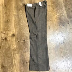 New York and Company gray with cream pinstripes pants